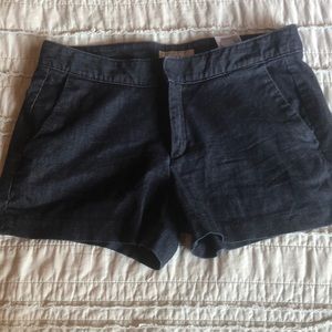 Dark denim shorts